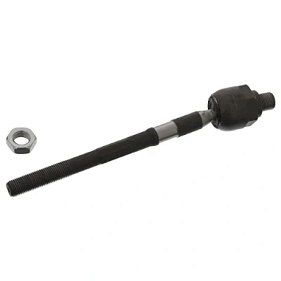 Image of 485211071R, 485211071RSK, 485213221R Inner Tie Rod FEBI BILSTEIN 43630 Front Axle Left, Right 232mm with lock nut RENAULT: Clio 4