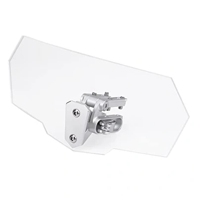 Image of For Wunderlich Motorcycle Wind Windshield Adjustable Abs Extension Windscreen Spoiler Universal Deflector