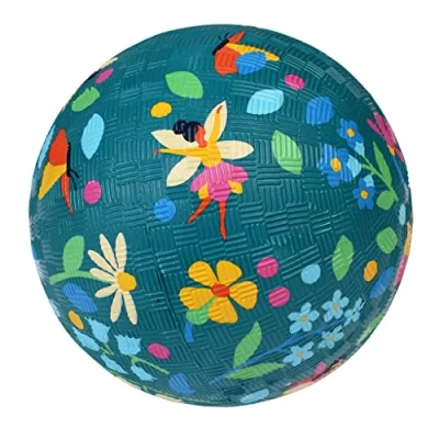 Image of Fairies in The Garden Inflatable Soccer Rubber Play Ball 12.5cm