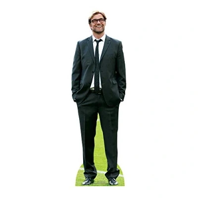 Image of STAR CUTOUTS CS911 Small Cardboard Cutout l Jurgen Klopp Manager Casual Dress Football Decoration Gifts for Fans, Birthdays &amp; Parties, Solid, Multicolour, Regular