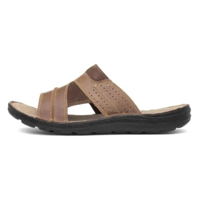 Image of Hush Puppies Archer Sandal Mens Summer, Tan, 6 UK