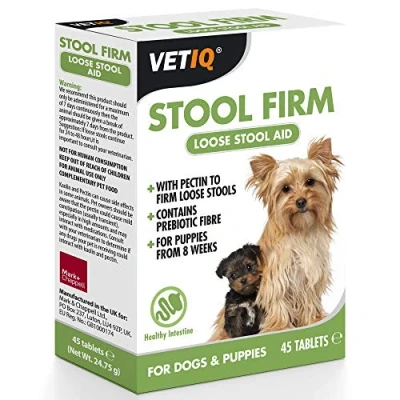 Image of M&amp;C Stool Firm UM Hardens Loose Stools for Dogs &amp; Puppies 30 Tablets (Pack of 2, Total 60 Tablets)