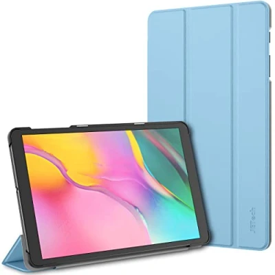 Image of JETech Case for Samsung Galaxy Tab A 10.1 2019 (SM T510/T515), Slim Stand Hard Back Shell Cover (Blue)