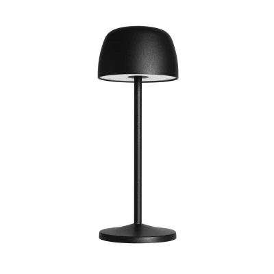 Image of Treta LED Table Lamp with Round Tapered Shade Black, 2700 4000K, IP54