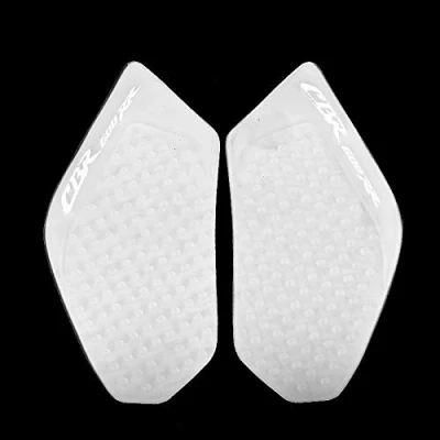 Image of KYN for Honda CBR600RR 2003 2004 2005 2006 Motorcycle Transparent 3M Gas Tank Pad Anti Slip Stickers Side Fuel Grip Decal Protector (White)