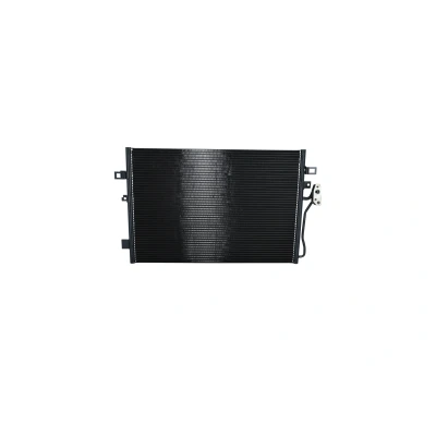 Image of 68038239AA, 68102117AA Condenser NRF 350087 with seal ring 15,8mm 10,1mm Aluminium 640mm