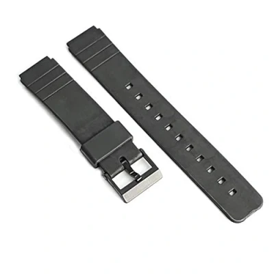 Image of Replacement Watch Strap Band for Casio MQ24 Black Soft Resin
