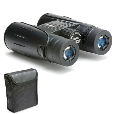 Image of Whitby Gear 8x 42mm Compact Binoculars, Hiking and Wildlife Watching High Definition Optics, Lightweight Portable Design Birdwatching, Travel, Events Your Adventure Companion for the Outdoors