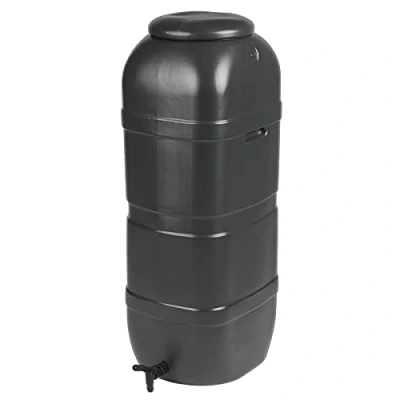 Image of Strata Products Ltd Ward GN325 210L Water Butt including Tap and Lockable Lid Black