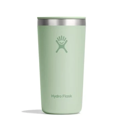 Image of HYDRO FLASK All Around Tumbler 355 ml (12 oz) with Closable Spill Proof Press in Lid Stainless Steel Double Wall Vacuum Insulated Aloe
