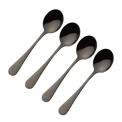 Image of Viners 4 Piece 18/0 Grey Stainless Steel Tea Spoons Set