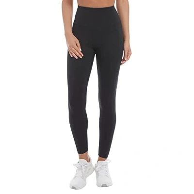 Image of Danskin Women&#039;s High Rise Contour Bonded Legging, Black Salt, S