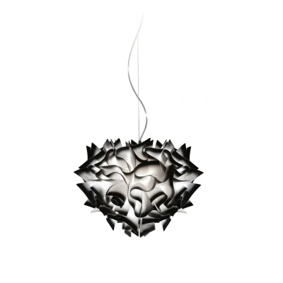 Image of Slamp Veli designer hanging lamp Ø 42cm anthracite