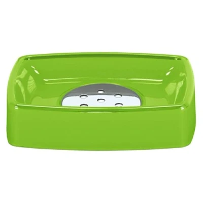 Image of Kleine Wolke soap Dish, Green, 118x28 mm