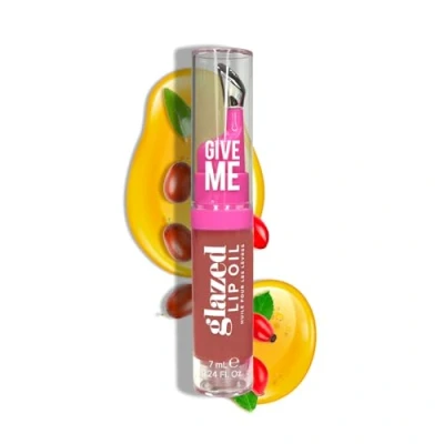 Image of Give Me Cosmetics, Glazed Lip Oil, Infused with Jojoba Intensely Hydrating and Delivers a Gorgeous, Glossy Finish So Taupe