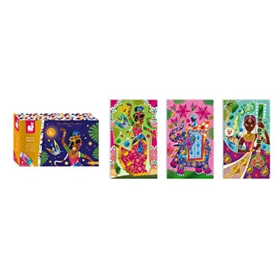 Image of Janod From 7 years old Creative Kit Bollywood gilding Les Ateliers du Calme Leisure Dexterity and Concentration J07809