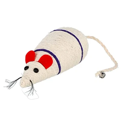 Image of Kerbl Sisal Mouse Toy, 31.5 x 13 10.5 cm