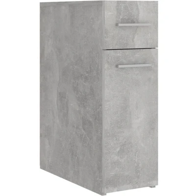 Image of vidaXL Apothecary Cabinet Concrete Grey 20x45.5x60 cm Engineered Wood