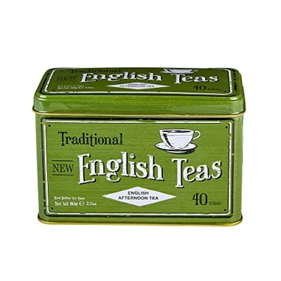 Image of New English Teas Vintage Selection Afternoon Teabags (Pack of 1, Total 40 Teabags)
