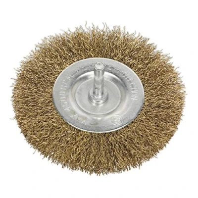 Image of Sealey Flat Wire Brush Ø100mm with 6mm Shaft