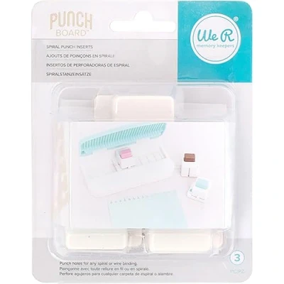 Image of We R Memory Keepers Pnchs 3pk, Hole Punches Spiral, 20 x 13 8 cm