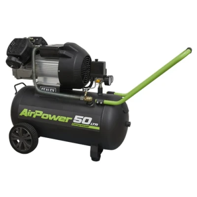 Image of Sealey Air Compressor 50L V Twin Direct Drive, 3hp