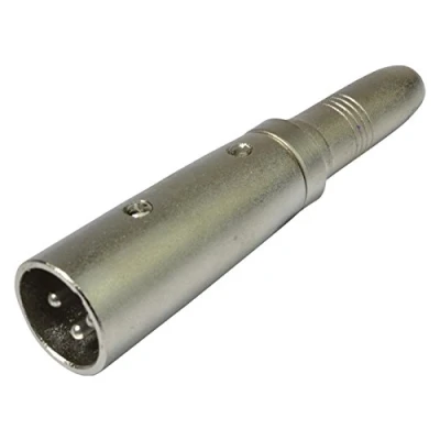 Image of XLR Male to 1/4&quot; 6.35mm Jack Socket Adapter Stereo TRS