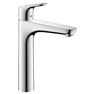 Image of hansgrohe Focus basin mixer tap 190 with pop up waste, chrome