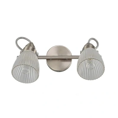 Image of Lindby Ceiling Light &#039;Kara&#039; dimmable (Modern) in Silver Made of Glass for e.g. Bathroom (2 Sources, G9) from floodlight, Spotlight
