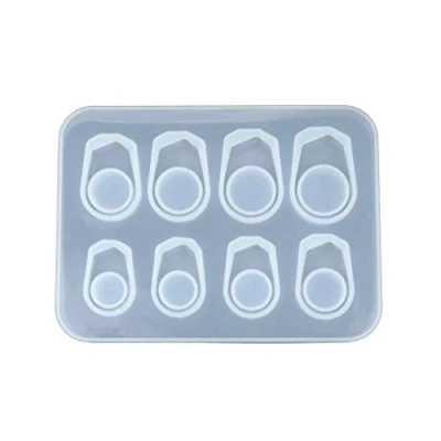 Image of Kcnsieou Simple Silicone Ring Mold Pendant Mould Epoxy Resin Jewelry Making Tool Handmade DIY