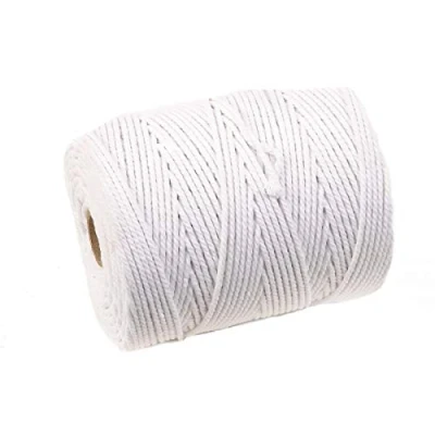 Image of No.5 (5mm) Everlasto Bleached Cotton Piping Cord Spool 0.5KG 1KG (1KG SPOOL)