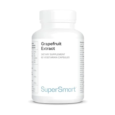 Image of Supersmart Grapefruit Extract 300 mg Standardized to 99% Naringin Weight Loss Pills Immune System Booster &amp; Antioxidant Supplement Non GMO Gluten Free 60 Vegetarian Capsules