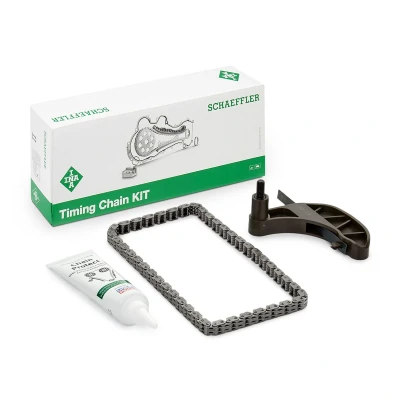 Image of 03E109507AA, 03E115225 Timing Chain Kit INA 558 0084 10 VOLKSWAGEN: Polo V Hatchback, IV Fox SKODA: Fabia 2, 2