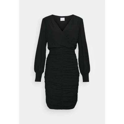 Image of VILA Vipartina dress Cocktail / Party dress, Women&#039;s, Size: Medium, Black