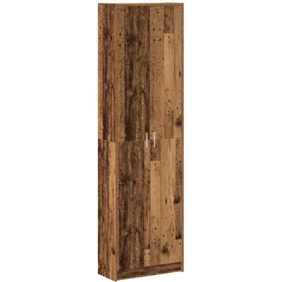 Image of vidaXL Wardrobe Old Wood 55x25x189 cm Engineered