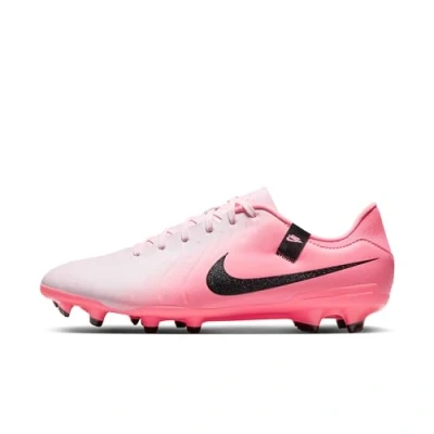 Image of Nike Performance Tiempo Legend 10 Academy FG/MG Moulded stud football boots, Men&#039;s, Size: 10, Pink/black Imitation leather/ textile