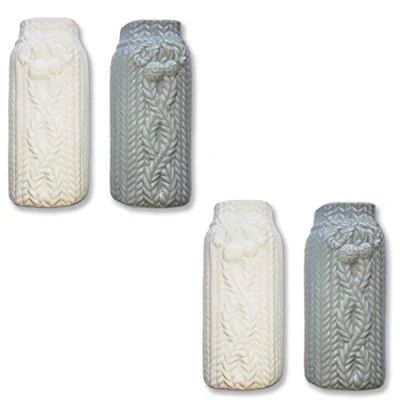 Image of Air humidifier 4 piece set made of ceramic pullover flat for attaching to radiator, heater, water evaporator diffuser a1659