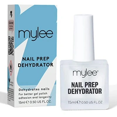 Image of Mylee Nail Prep Dehydrator 15ml Preps for Flawless Gel Polish Application with Ease and Reduces Lifting Longer Lasting Manis, Bonding Base Varnish, Manicure Bonder Liquid