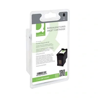 Image of Q Connect HP 337 Remanufactured Black Inkjet Cartridge