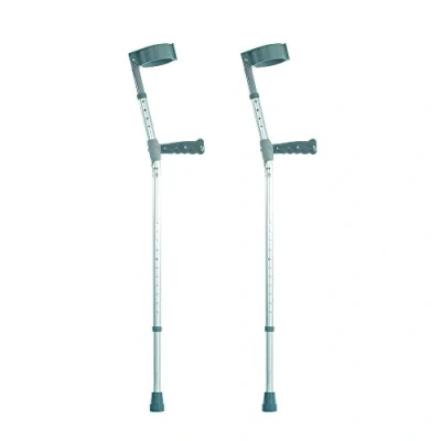 Image of NRS Healthcare Double Adjustable Crutches with PVC Handle Long Pair