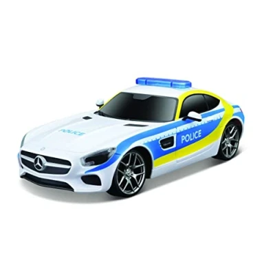 Image of Maisto M81527 Tech R/C Mercedes AMG GT Police Car 2.4GHZ 1:24 Scale Radio Control Vehicle, Multiple