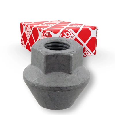 Image of 1454053, 1678596 Wheel Nuts FEBI BILSTEIN 46676 Conical Seat F 19 without lid FORD: FIESTA 5, 6, Focus 2