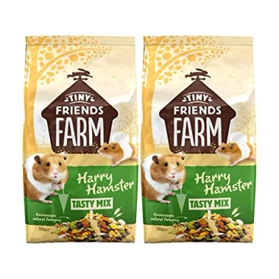 Image of MULTIPLE Supreme Tiny Friends Farm Harry Hamster Tasty Mix Pack of 2 x 700g
