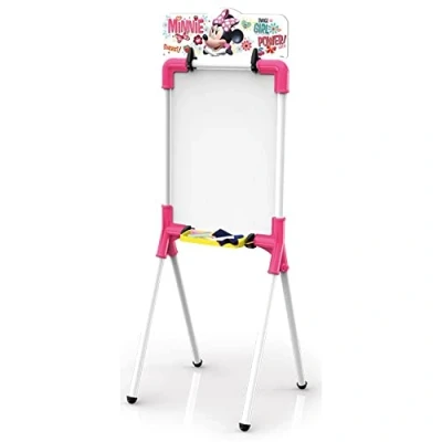 Image of Chicos Children&#039;s Board Junior Minnie Mouse Double Sided for Erasable Pens and Coloured Chalks on Stand + 36 Months (53019)