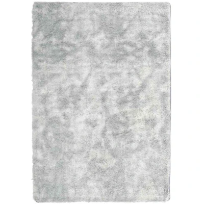 Image of vidaXL Shaggy Rug High Pile NAVARRA Silver Grey 200x290 cm Polyester