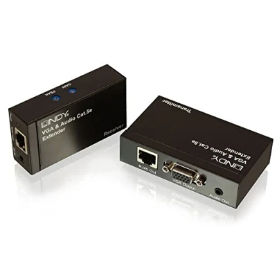 Image of Lindy 300m Cat.5e VGA &amp; Audio Extender, 32540