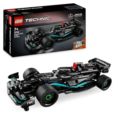 Image of LEGO Technic Mercedes AMG F1 W14 E Performance Race Car Toy for Kids, Boys and Girls aged 7 Plus Years Old, Pull Back Model Vehicle Set, Bedroom Decoration, Birthday Gift Idea 42165