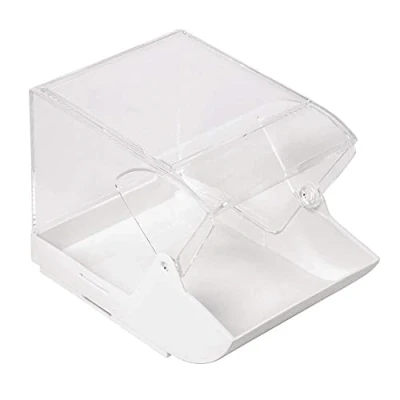 Image of APS Universal box, ideal as sales with front lid, transparent box stackable chute 15,5 cm height, white