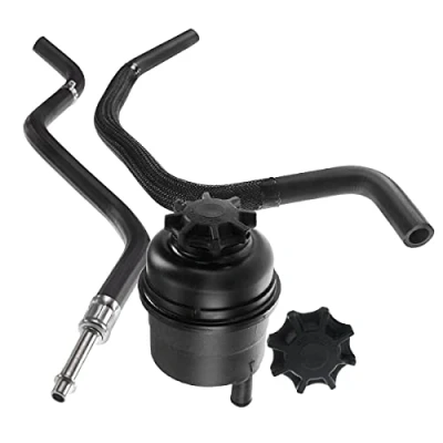 Image of Frankberg 1 x Expansion Tank + 2 Hydraulic Hoses for 5 Series E39 Touring 520i 523i 525i 528i 530i 7 E38 728i iL 2.0L 2.2L 2.5L 2.8L 3.0L 19995 2004