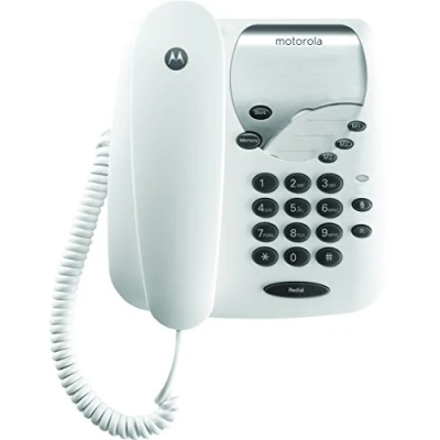 Image of Motorola CT1 White Corded Phone